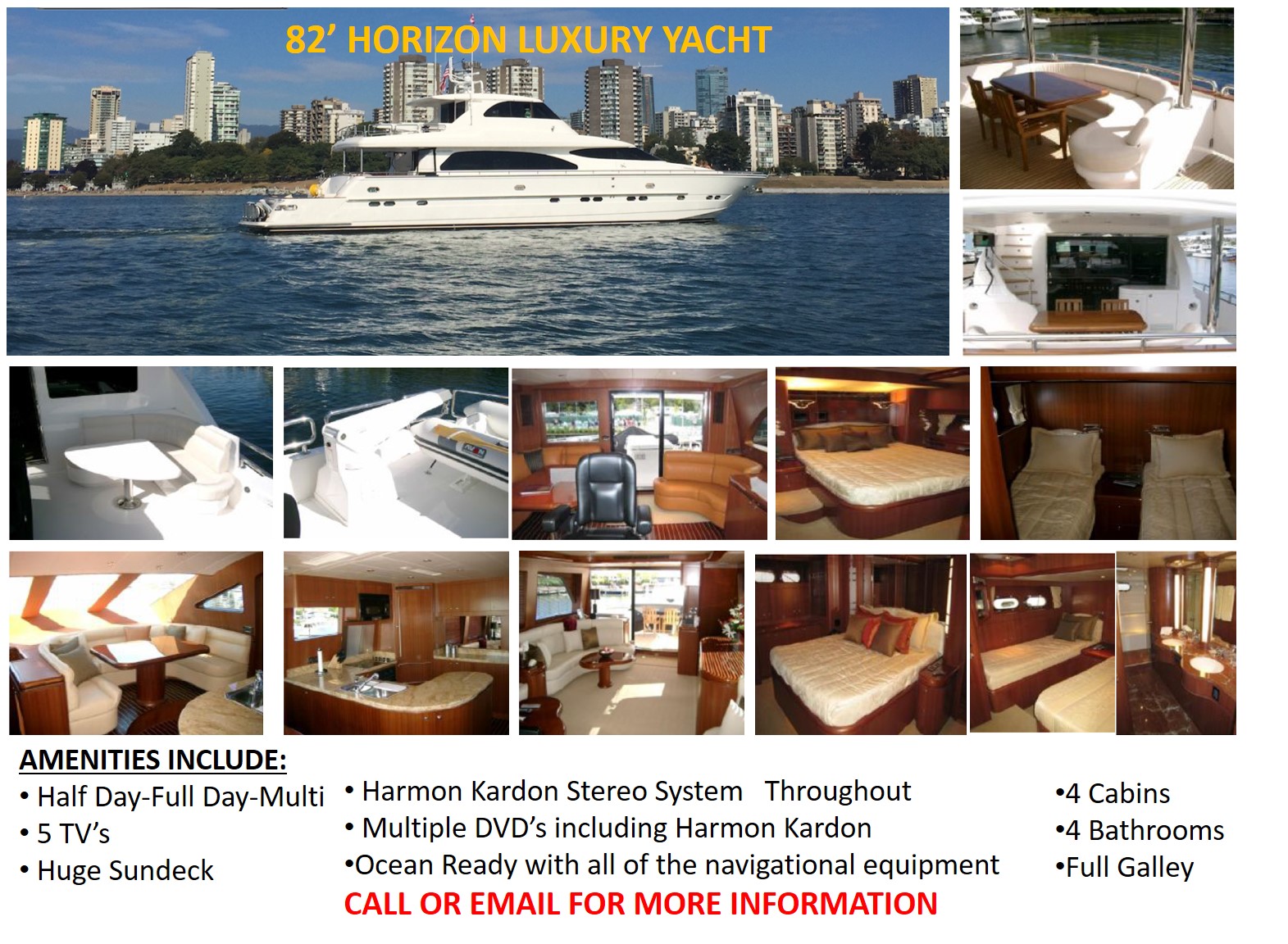 luxury yacht rental seattle