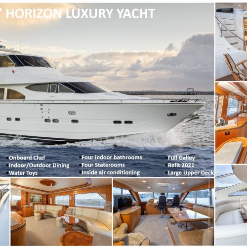 80' Horizon Luxury Yacht